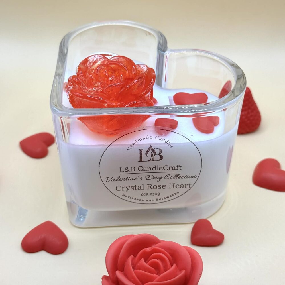 duftkerze crystal rose heart