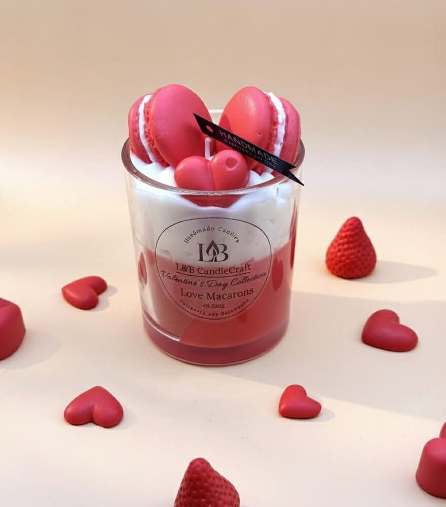 duftkerze love macarons