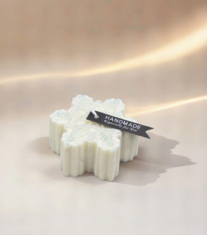 duftkerze schneeflocken