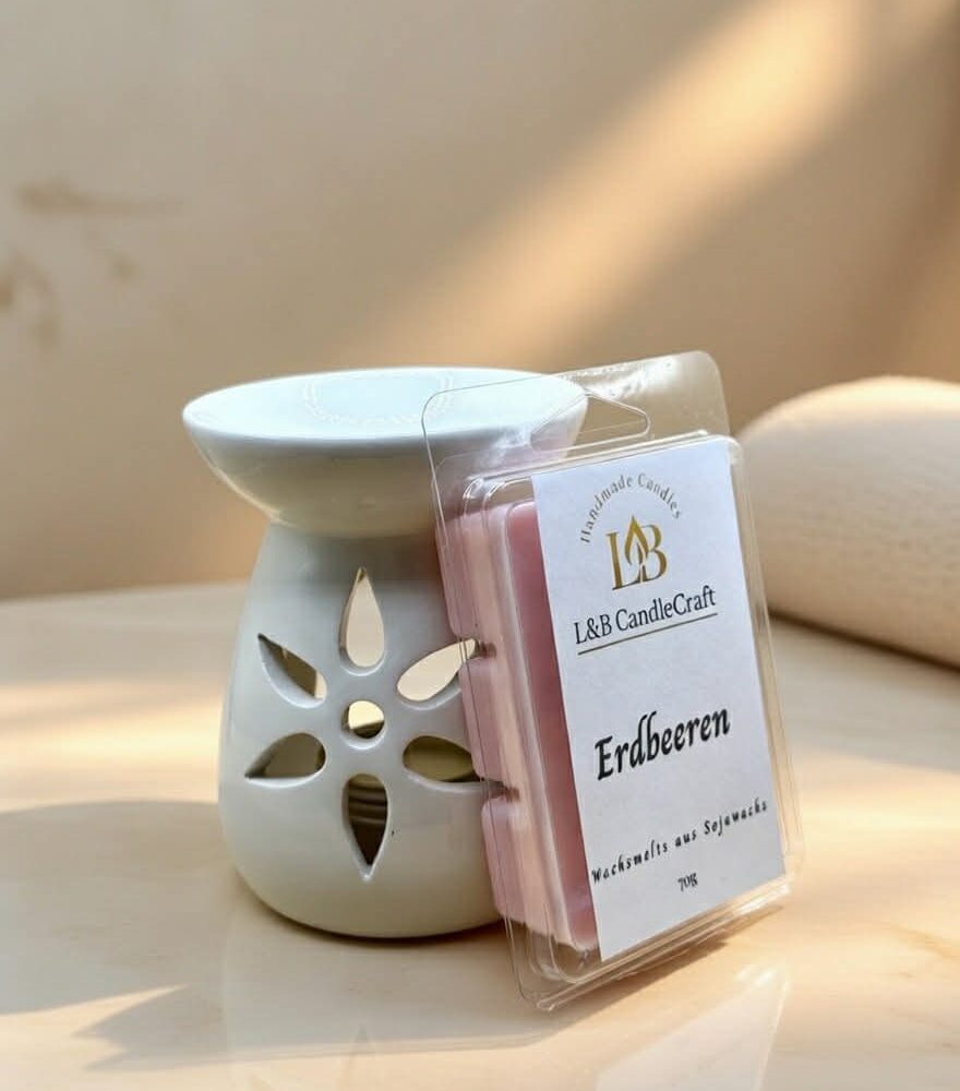 erdbeer duftwachs set