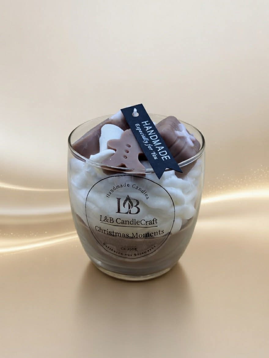 duftkerze christmas moments braun