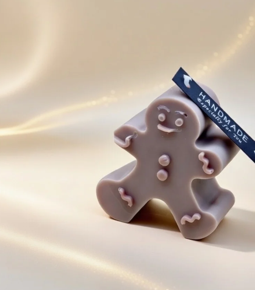 Duftkerze Lebkuchenmann – Süßer, würziger Weihnachtsduft