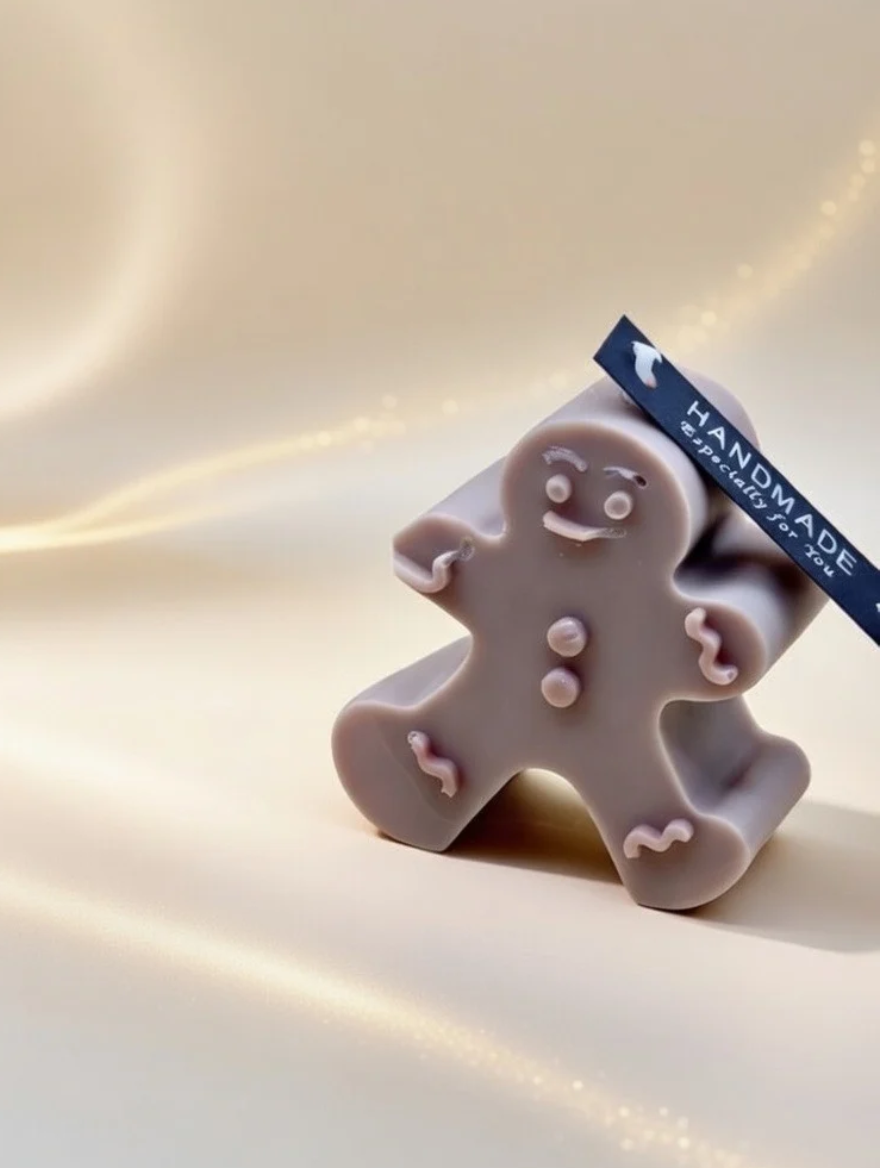 Duftkerze Lebkuchenmann – Süßer, würziger Weihnachtsduft