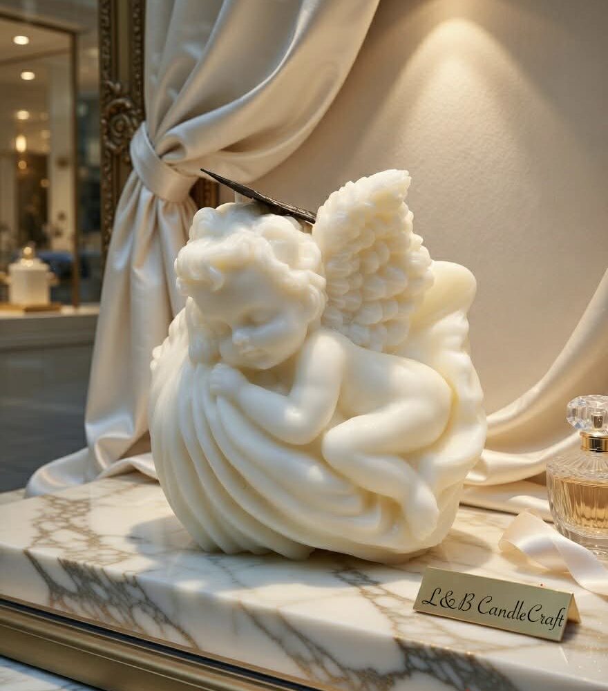 engel aus wachs vanilletraum
