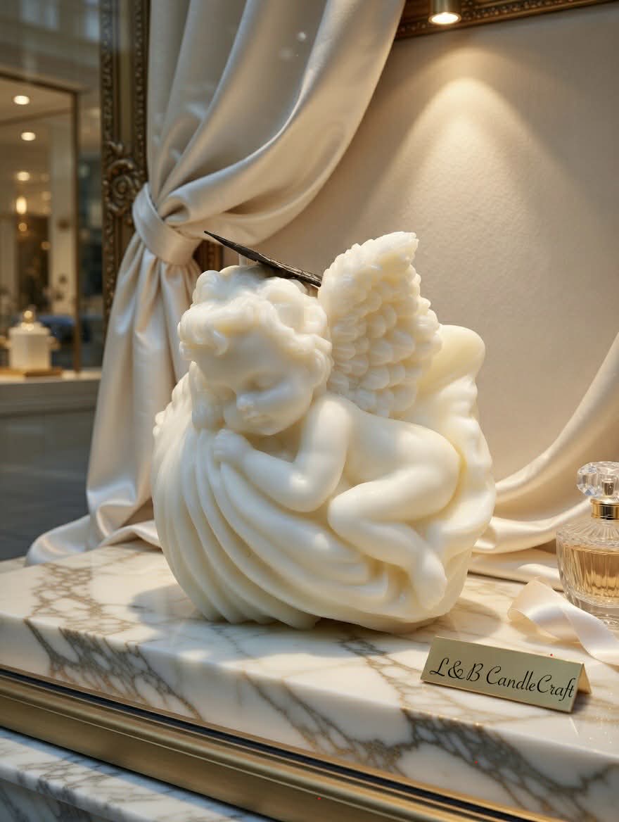 engel aus wachs vanilletraum