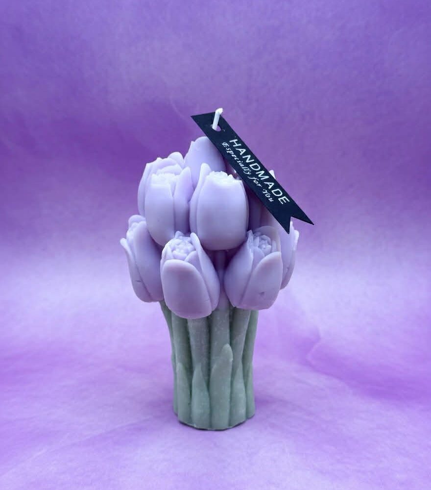 duftkerze frühlingslilie lila