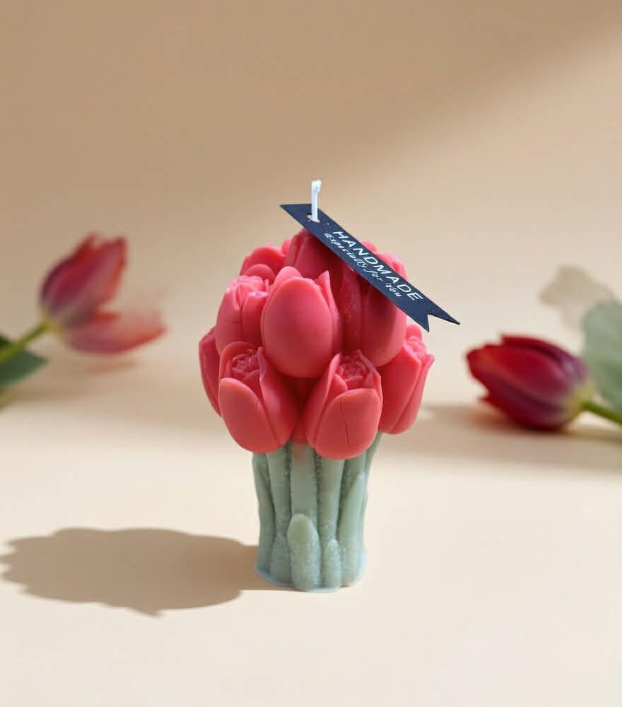 duftkerze frühlingslilie rot