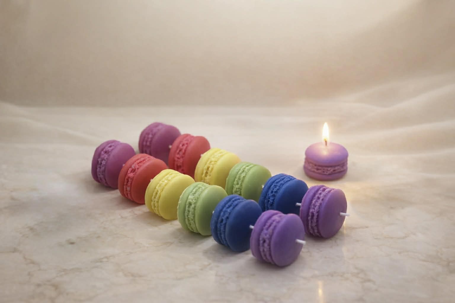 Elegante Sojawachskerzen